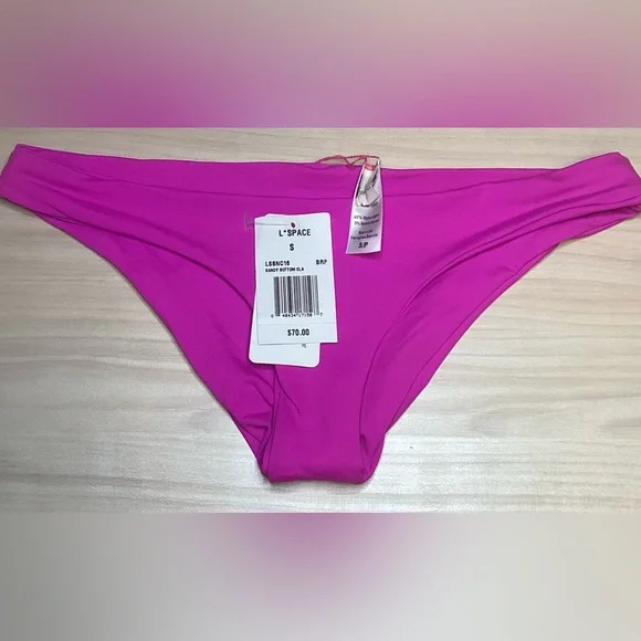 L*SPACE NWT SANDY BOTTOMS BRIGHT FUSCHIA (S) - Picture 10 of 12